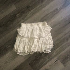Loveshackfancy white skirt